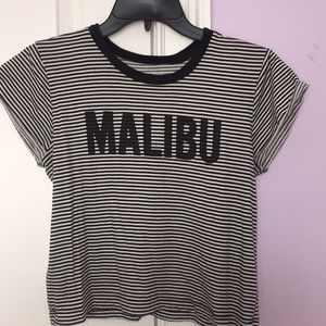 Cropped Short Sleeve T-Shirt